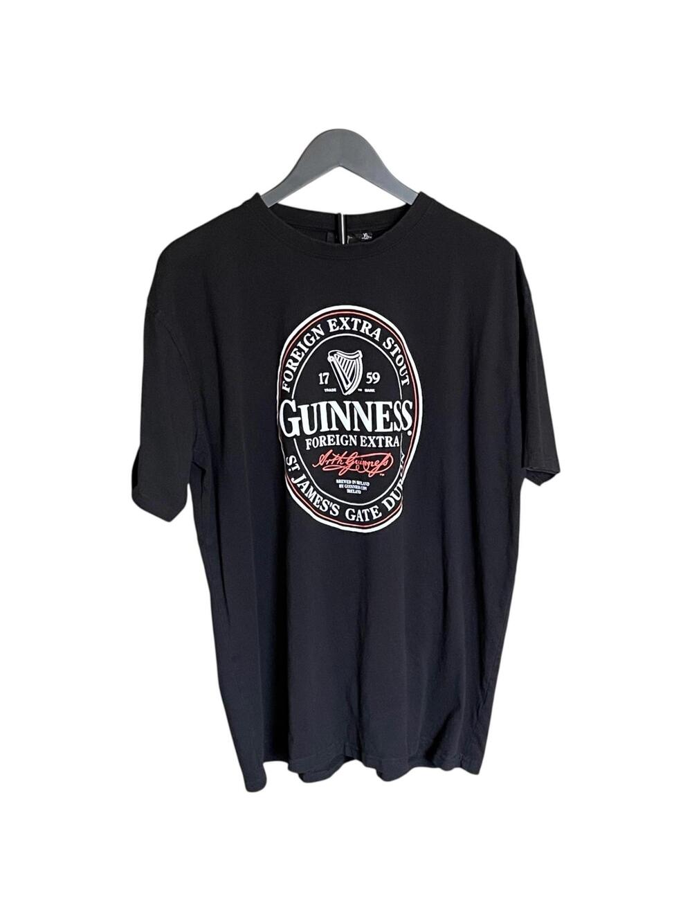 Guinness Foreign Extra Stout Black Graphic T-Shirt Men’s XL